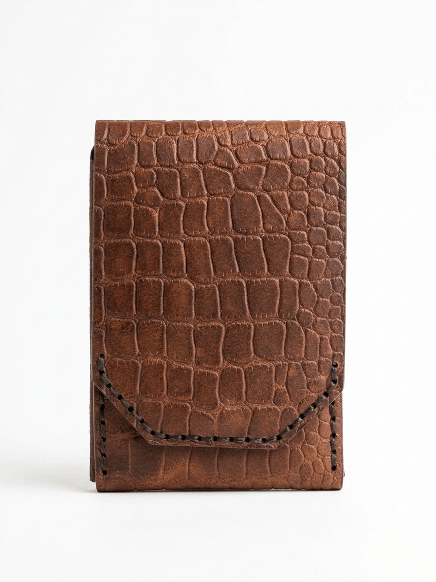 The Edge Wallet – 100% Genuine Leather-Tobacco Brown