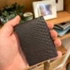 The Edge Wallet – 100% Genuine Leather-Espresso Brown - Image 6