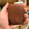 The Edge Wallet – 100% Genuine Leather-Tobacco Brown - Image 5