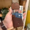 The Edge Wallet – 100% Genuine Leather-Tobacco Brown - Image 4
