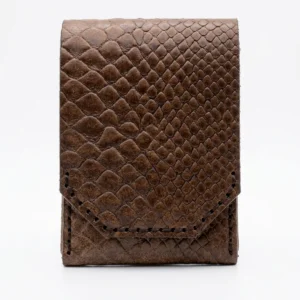 The Edge Wallet – 100% Genuine Leather-Cognac Brown
