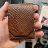 The Edge Wallet – 100% Genuine Leather-Cognac Brown - Image 2